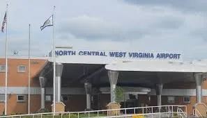 The new terminal building at North Central West Virginia Airport has recently reached fifty-five percent completion.