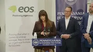 Eos Energy to Invest $353M to Relocate Headquarters to Pittsburgh and Expand Battery Manufacturing in Allegheny County