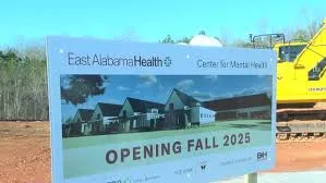 Construction is underway on a new inpatient-outpatient mental health facility in Opelika.